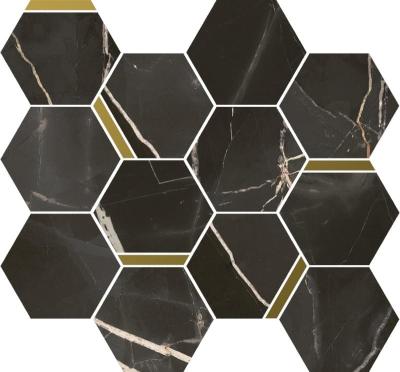 Italon Stellaris Absolut Black Mosaico Chic 28.3x32.8
