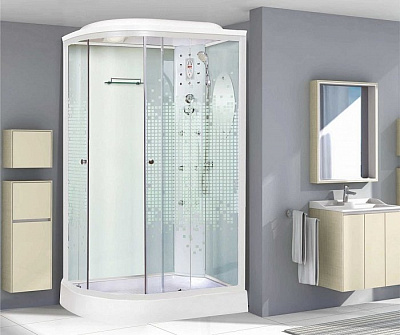 Душевая кабина Niagara Premium NG-303-01RN 120x80x220 правая с гидромассажем стекло мозаика