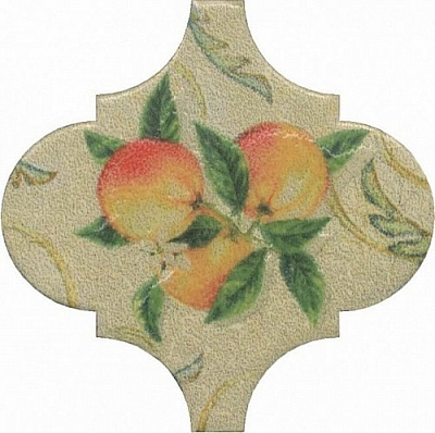 Декор Арабески котто орнамент 6,5х6,5