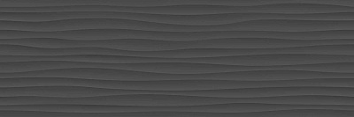 Плитка Eclettica Anthracite Struttura Wave 3D 40x120