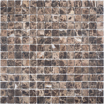 Мозаика Wild Stone Mosaic 20x20 Dark Emperador Matt 30.5x30.5