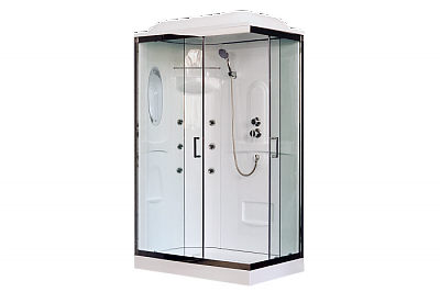 Душевая кабина Royal Bath RB8120HP2-T-CH-L 120x80 см левая