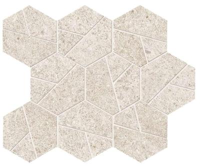 White Mosaico Hex 25x28.5
