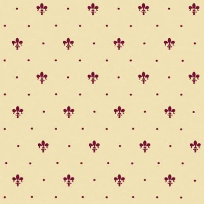 Giglio Bordeaux Su Crema 20x20