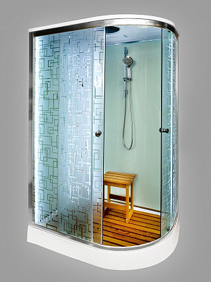 Душевая кабина Deto ЕМ1511 L LED с гидромассажем