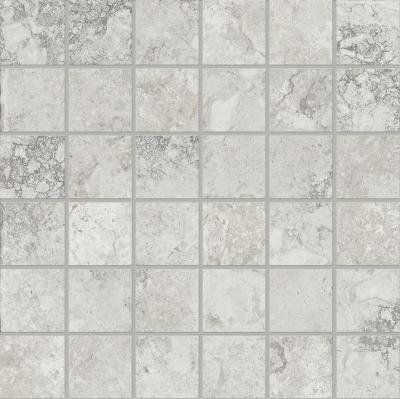 Provenza Unique Travertine Mosaico 5x5 Ancient Silver Naturale 30x30