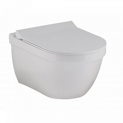 Унитаз подвесной Berges Key 082120, безободковый с сиденьем микролифт Унитаз подвесной Berges Key 082120, безободковый с сиденьем микролифт