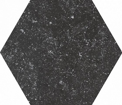 Керамогранит Coralstone Hexagon Black 29.2x25.4