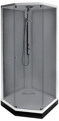 Душевая кабина IDO Showerama 8-5 90x90 стекло тонир., проф. белый