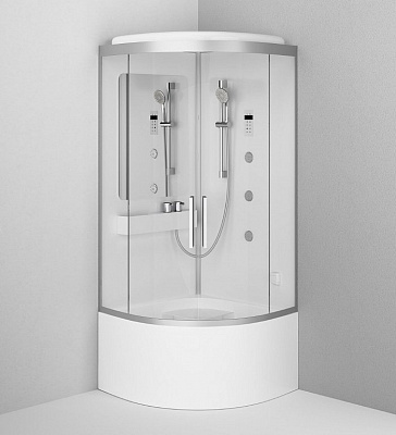 Душевая кабина Am.Pm Like W80C-020A-090MTA 90х90 см стекло прозрачное