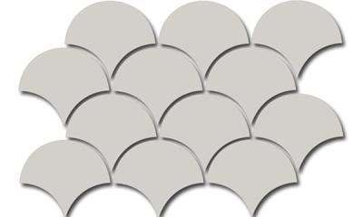 Fan Mosaic Light Grey
