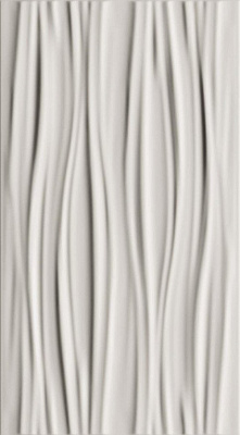 Плитка 3Д Вайт Курви Матт 30,5х56