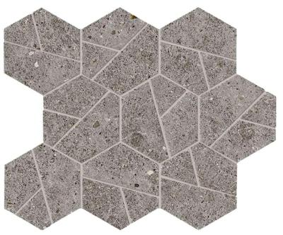 Smoke Mosaico Hex 25x28.5
