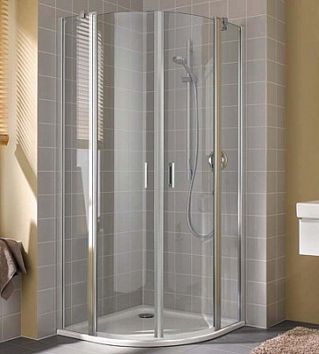 Душевой уголок Kermi Cada Xs CKP5510120VPK 100x100 см четверть круга стекло прозрачное хром Душевой уголок Kermi Cada Xs CKP5510120VPK 100x100 см четверть круга стекло прозрачное хром