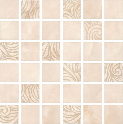 Декор Вирджилиано мозаичный 30х30 бежевый