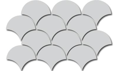 Fan Mosaic Sky Blue