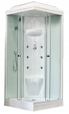 Душевая кабина Royal Bath 90HP7-WT белое/прозрачное