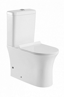 Унитаз-компакт Ceramica Nova Star Rimless CN1904 39 x 65 x 84 см безободковый с сиденьем Soft Close