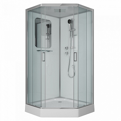 Душевая кабина Niagara Premium NG-6002-01D 100х100х220 стекло прозрачное
