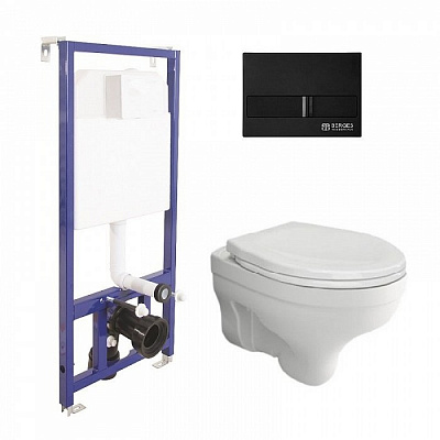 Комплект Bocchi Taormina Pro Rimless 1451-001-0129 подвесной унитаз+ инсталляция Berges Wasserhaus Novum L5 040215 с черной кнопкой+ сиденье A0323-001 Комплект Bocchi Taormina Pro Rimless 1451-001-0129 подвесной унитаз+ инсталляция Berges Wasserhaus Novum L5 040215 с черной кнопкой+ сиденье A0323-001