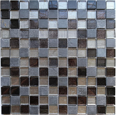 Мозаика Naturelle Alcantara Nero 29.8x29.8 Мозаика Naturelle Alcantara Nero 29.8x29.8