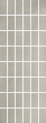 Декор Пикарди серый мозаичный 15х40