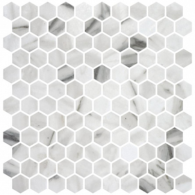 Мозаика Hex Eco Stones Calacatta Matte 30.1x29