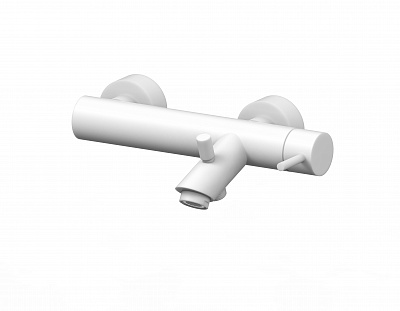 Смеситель для ванны без душ.набора, Белый матовый