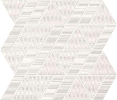 White Mosaico Triangle 31.5x30.5