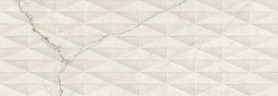 Плитка Allmarble Wall Statuario Struttura Pave Lux 3D 40х120