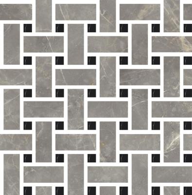 Grigio Imperiale Mosaic Intreccio 30x30