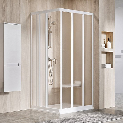 Душевой уголок Ravak SUPERNOVA ASRV3-80 белый+ Grape