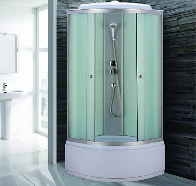 Душевая кабина Niagara Eco NG-7307-14 80x80x215 стекло матовое