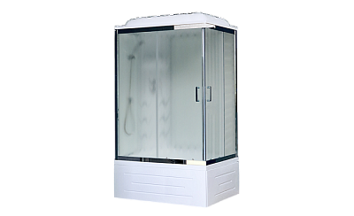 Душевая кабина Royal Bath RB8100BP3-WC-CH-R 100x80 см правая