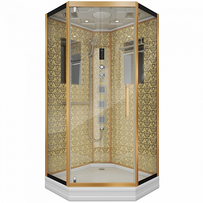 Душевая кабина Niagara Luxe NG-7717G 100х100х215 стекло прозрачное