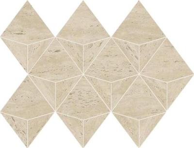 Marvel Travertine Pearl Mosaico Origami 28x41