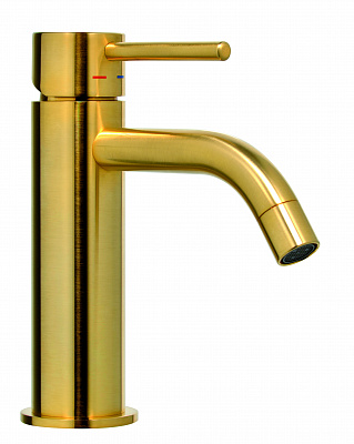 Смеситель для раковины без д/к, Золото медовое брашированное