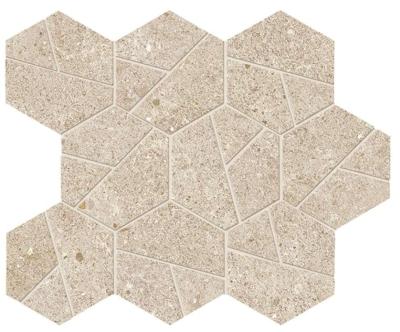 Cream Mosaico Hex 25x28.5
