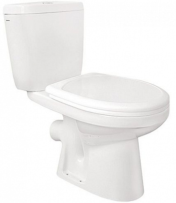 Унитаз-компакт Santek Анимо 1WH302132 с сиденьем, гориз. выпуск Унитаз-компакт Santek Анимо 1WH302132 с сиденьем, гориз. выпуск