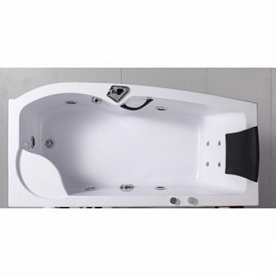 Акриловая ванна Orans OLS-BT-9501 170х85 см с гидромассажем со шторкой и душем Акриловая ванна Orans OLS-BT-9501 170х85 см с гидромассажем со шторкой и душем