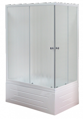 Душевой уголок Royal Bath 8100BP-C матовое левый