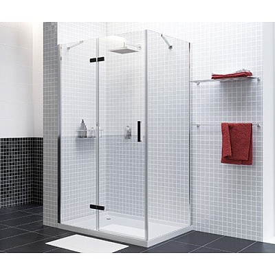 Душевой уголок Wasserkraft Aller Black 100 см стекло прозрачное Душевой уголок Wasserkraft Aller Black 100 см стекло прозрачное