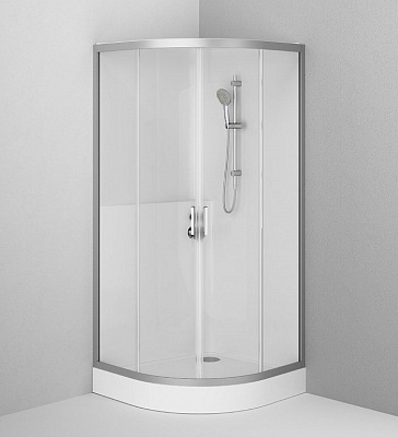 Душевая кабина Am.Pm Gem W90C-333-090WTA 92х92 см стекло прозрачное