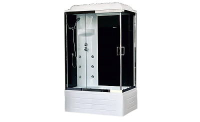 Душевая кабина Royal Bath RB8120BP3-BT-CH-L 120x80 см левая