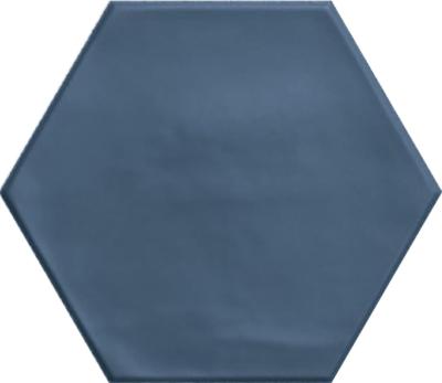 Geometry Hex Navy Matt 15x17.3