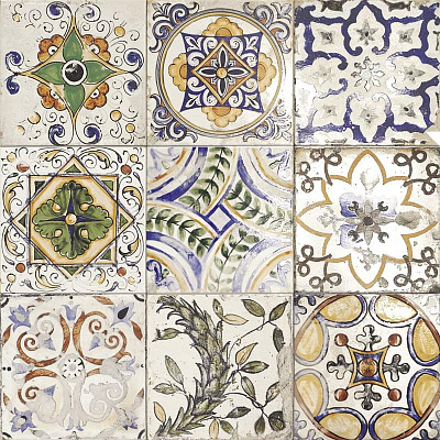Декор Maiolica Centro Bianco 20x20