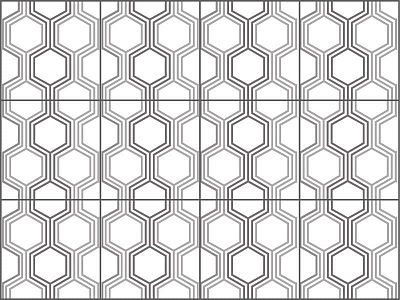 Декор Epoque Bauhaus 20x20