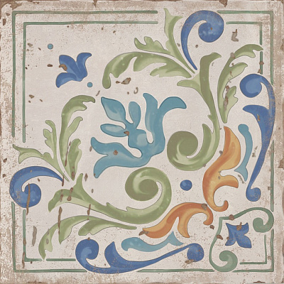 Декор Виченца Майолика 30х30 бежевый