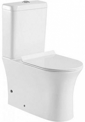 Унитаз-компакт Aquanet Rimless Roll-C CL-12249B