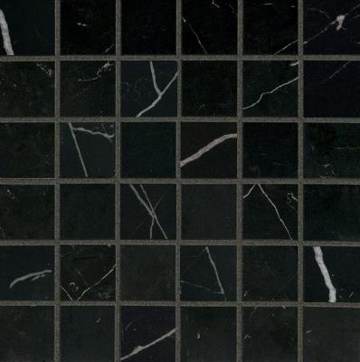 Mosaico Marquina Nero Lux 30x30